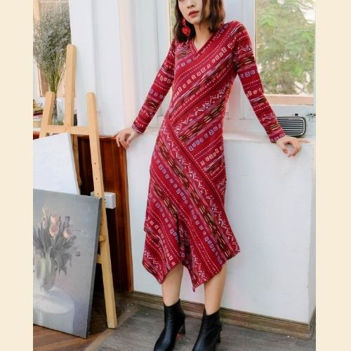 Hàng Sẵn] Áo Pull Vintage Thổ Cẩm Thêu Hoa Sẵn 2 màu Đỏ , Trắng | Shopee  Việt Nam